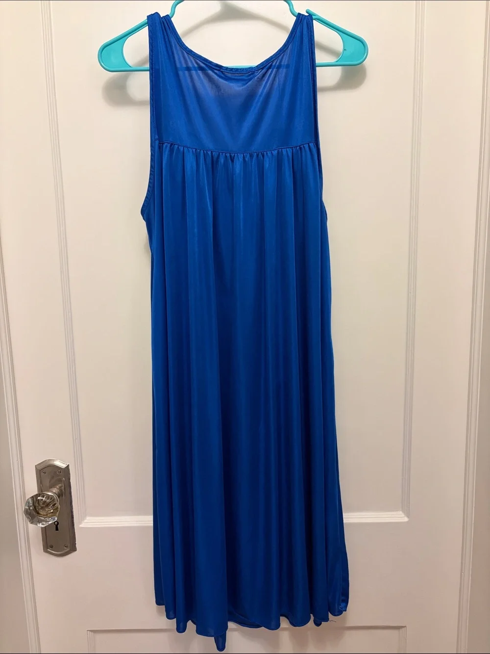 Blue Crochet-Trim Sleep Chemise by Liz Claiborne